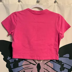Cotton On Bright Pink Micro Crop Tee thumbnail 2