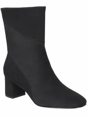 NWOB Bella Vita Classic Black Mid-Calf Block Heel Boots Size 10 Wide thumbnail 2