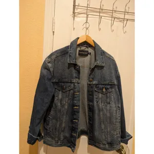 Calvin Klein Women's Blue Oversized Trucker Jacket M thumbnail 3