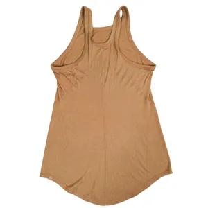 Lululemon Hold Tight Tank Top Ribbed Size 2 Tan BeechWood Minimal Layer Basic thumbnail 3