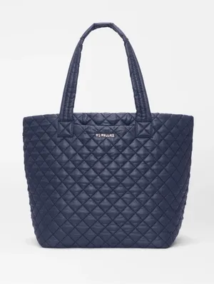 MZ Wallace Quilted Tote in Navy thumbnail 1