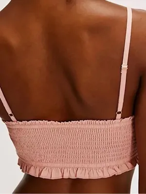 Free People Tallulah Bralette Size Medium NWT Maurice/ Pink thumbnail 3