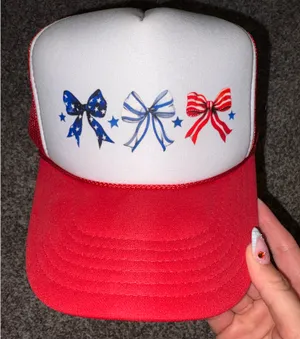 Bow hat Red thumbnail 1