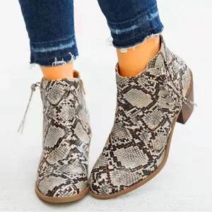 MIA Snakeskin Pointed Toe Short Heel Ankle Bootie‎ Boots Size 8. B67 thumbnail 1