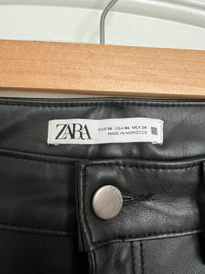 ZARA Leather Pants thumbnail 4