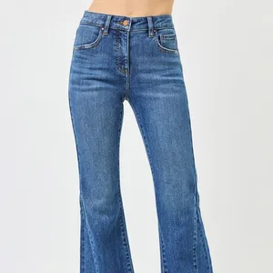 RISEN Mid Rise‎ Flare Side Seam Detailing Jeans thumbnail 3