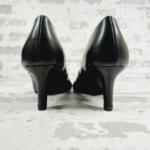 easy street Black Pointed-Toe Kitten Heel Pumps thumbnail 7