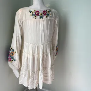 Free People Spell on You Embroidered Keyhole Dress Floral size XS thumbnail 9