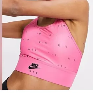 Nike Air Pink‎ All-Over Print Sports Bra Size S thumbnail 1
