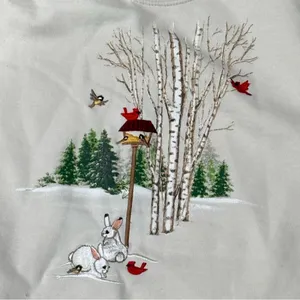 Vintage Country Store Embroidered Crewneck Sweatshirt Women’s Medium thumbnail 4
