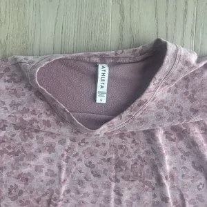 Athleta Studio to Street Pullover Sweatshirt Large Pink thumbnail 5