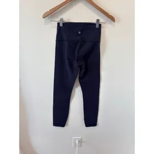 Lululemon Wunder Under Leggings True Navy Size 4‎ thumbnail 2