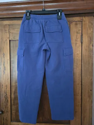 Aritzia Wide-Leg Cargo Joggers in Cobalt Blue Xs thumbnail 9