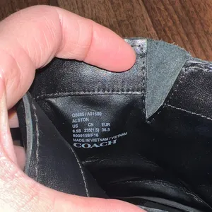 Coach Black Leather Moto Boots thumbnail 9