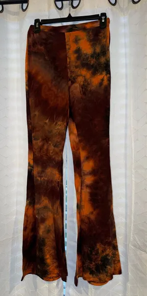 Flare Pants Orange Size M thumbnail 1