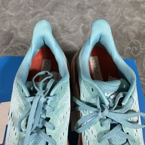Hoka One One Women's 9.5 Clifton 8 Athletic Running Shoe Sneaker Blue Cushion thumbnail 7