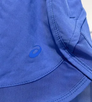 Asics blue athletic running shorts size XS. thumbnail 2