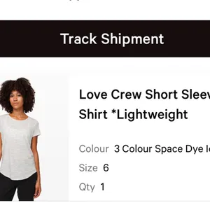 Lululemon Love crew short sleeve thumbnail 4