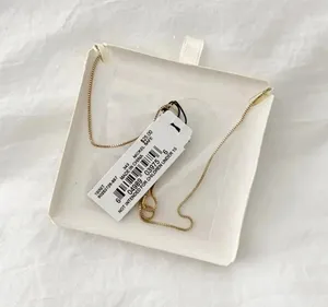 Anne Klein Y2K Dainty Gold Rhinestone ‘L’ 16” Necklace NWT thumbnail 7