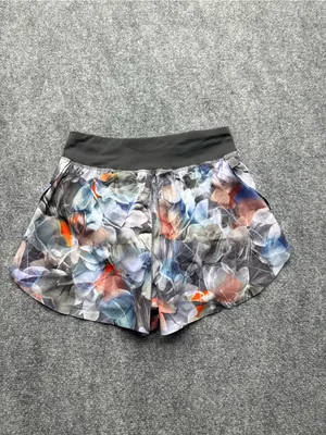 Lululemon Women’s 4 Fast Free Reflective HR Short 3” Luminescent Floral thumbnail 5