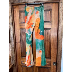 Tiger Mist Flare psychedelic legging, pant size medium thumbnail 2