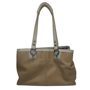 Vintage cream and white Coach shoulder bag #19044 thumbnail 2