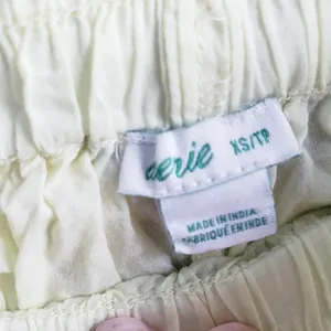 Aerie Rock Ruffle Floral Mist Yellow Mini Skirt thumbnail 7