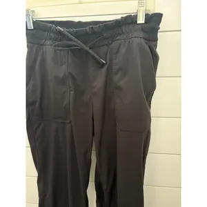 Lululemon Black Relaxed Fit Drawstring Lounge Pants Womens Size‎ 8 thumbnail 5