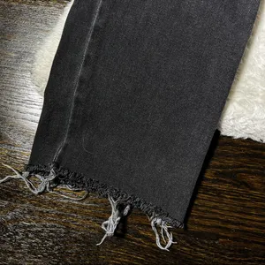 PacSun Black Distressed High Rise Straight Black Jeans thumbnail 6