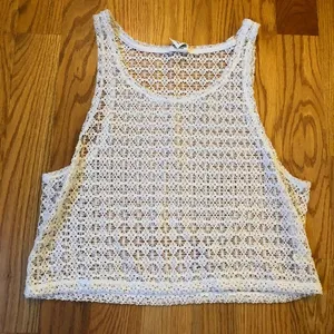Victoria’s Secret white lace top size small thumbnail 1