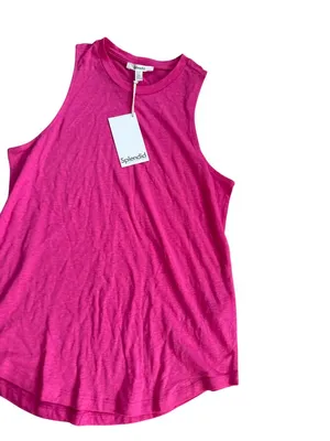 SPLENDID Pink Tank Top Size XS NEW NWT Womens thumbnail 4