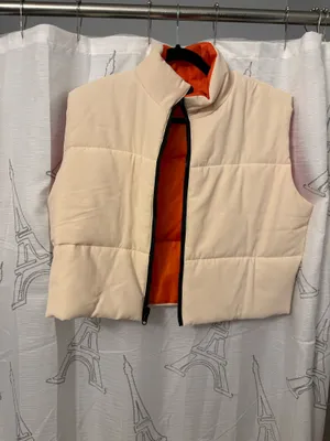 Puffy vest Tan Size L thumbnail 4