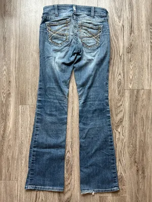 Ariat Real Denim Midrise Distressed Bootcut Jean Medium Wash Size 29 Long thumbnail 9