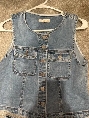 Denim Tank and Shorts Set Blue Size XS thumbnail 2