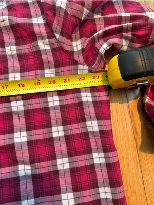 L.L.‎ Bean Womens Large Fleece Lined Flannel Shirt Jacket Plaid Red White 285013 thumbnail 8
