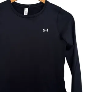 💥 Under Armour ColdGear® Compression Black Performance Long Sleeve Crew thumbnail 1