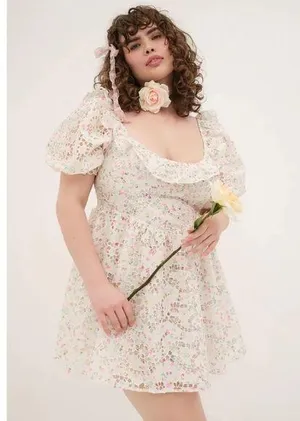 For Love & Lemons Magnolia Mini Dress thumbnail 1