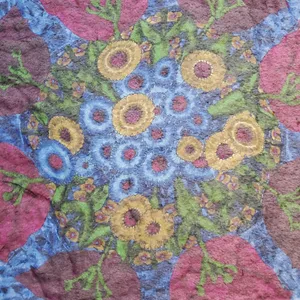 Kenzo Handkerchief Scarf Floral Women Large Semi Sheer Vintage Luxury Old Money thumbnail 7