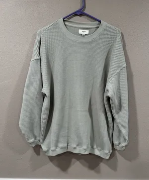 Aerie Waffle Knit Crewneck thumbnail 1