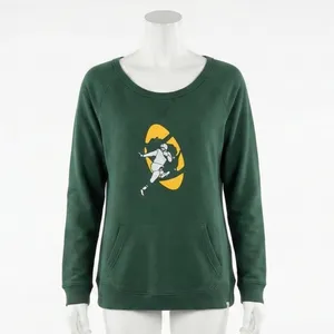 47 Brand Green Bay Packers Sweatshirt Vintage Football Raglan Pocket Pullover XL thumbnail 8