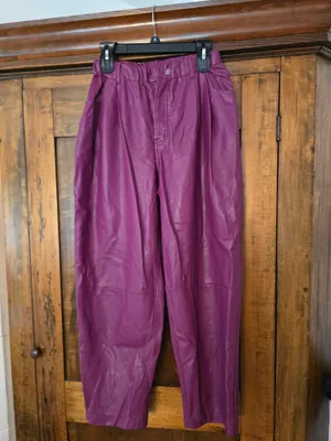 O Free People Magenta High-Waist Ankle Pants Small thumbnail 2