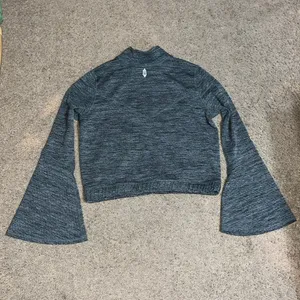Free People Movement Off The‎ Grid Jacket Flare Sleeve Charcoal Combo Medium thumbnail 6