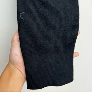 ZYIA Active Womens Black Soft n Warm Joggers Sz Large Ribbed Cozy Knit thumbnail 13