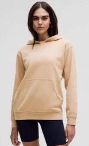 Lululemon All Yours Hoodie Terry Beech Wood Tan Womens Size‎ 4 NWT thumbnail 1