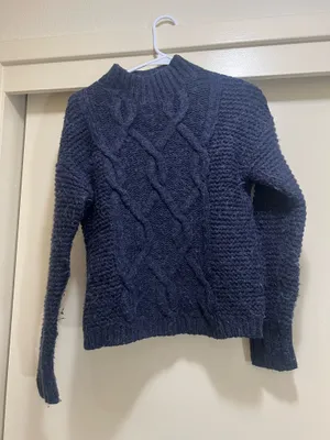 Gap Knit Sweater Navy thumbnail 1