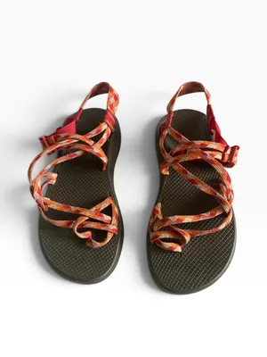 Chaco Z/Cloud X Strappy Hiking Sandals Standard Peach Orange Women's thumbnail 3