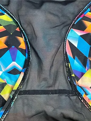 Torrid Bikini Set Size Size 1 (14/16) Multicolor Geometric Underwire High Waist thumbnail 10