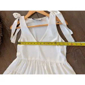 Amanda Uprichard Tiered‎ Mini Dress Womens White XS thumbnail 6