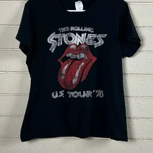 The Rolling Stones Black Band Tee size L thumbnail 6