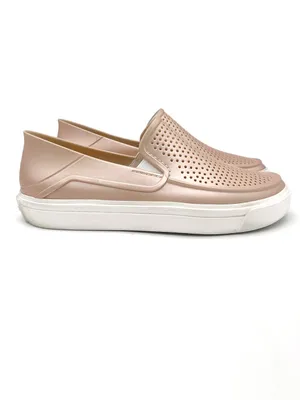 Crocs CitiLane Roka Slip On Shoes Women 7 Rose Gold Metallic Perforated Sneaker thumbnail 4